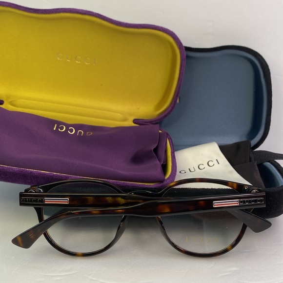 Gucci GG0827O Eyeglasses Women's Full Rim Round Optical Frame - Picture 7 of 11